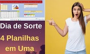 Planilha Dia de Sorte – 4 Fechamentos com Garantia de 7 Pontos