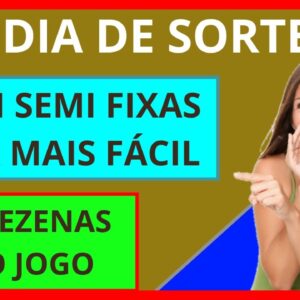 Planilha Dia de Sorte – 31 Dezenas com 7 SEMI FIXAS Cercando a Sena