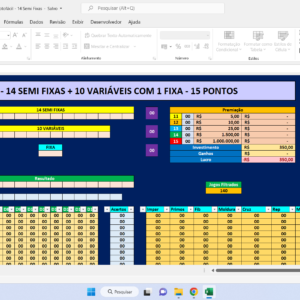 Esquema Novo Da Lotofácil – 14 Dezenas Semi Fixas e 10 Variáveis