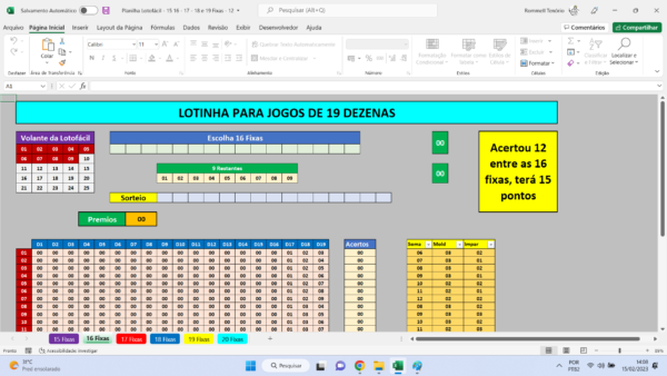 Planilha Lotinha - Jogando com 25 Dezenas em Jogos de 18 19 20 21 22 e 23 - Image 2