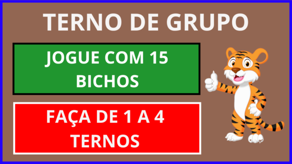 Terno de Grupo - 15 Bichos