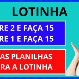 Planilha Lotinha – Erre 2 e Erre 1 em Jogos de 22 Dezenas – Lucro