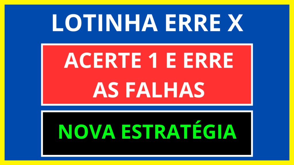 Planilha Lotinha Erre X