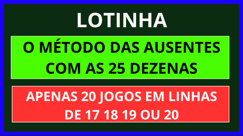 Planilha Lotinha com 18 Dezenas
