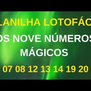 Planilha Lotofácil – Estratégia com os Números Mágicos