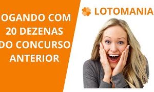 Planilha da Lotomania – Jogando com as 20 Dezenas do Concurso Anterior