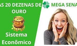 Planiha Mega Sena – As 20 Dezenas de Ouro + Brinde