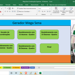 Planilha da Mega Sena – Combinações Supremas – Jogando com 40 Dezenas