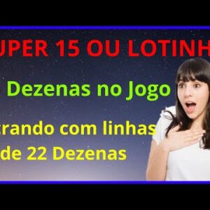 Planilha Lotinha – Lucrando com jogos de 22 Dezenas