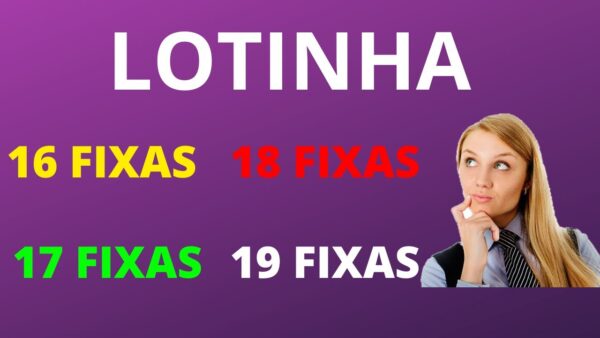 Planilha Lotinha - 15 Pontos