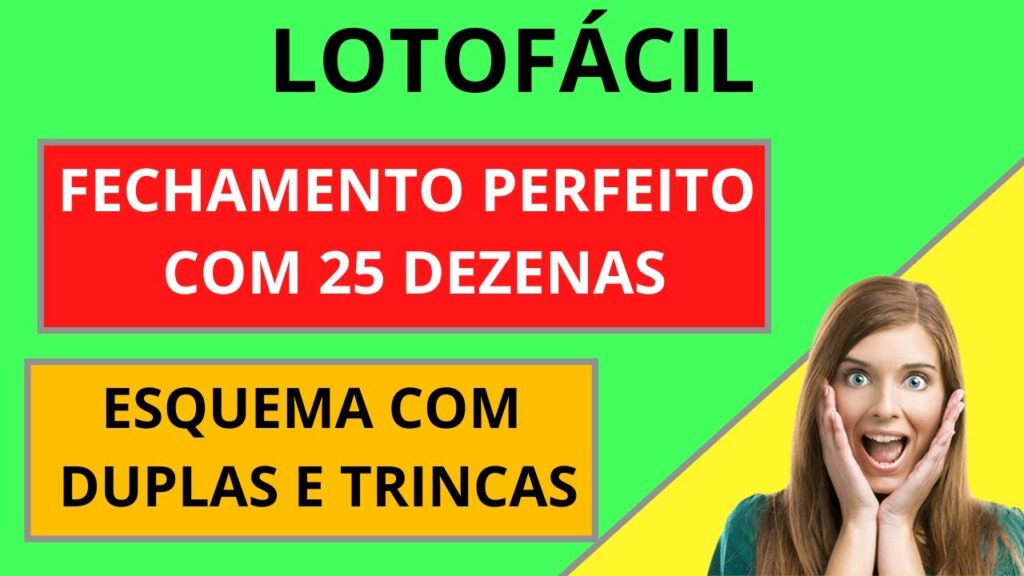 Planilha Lotofácil - Esquema de Duplas e trincas