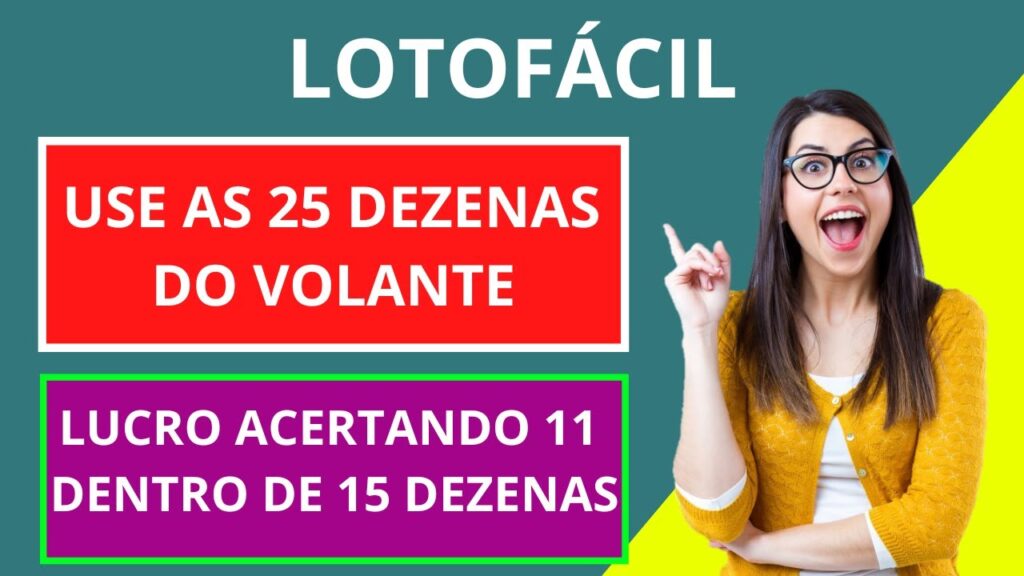 Planilha Lotofácil com 25 dezenas