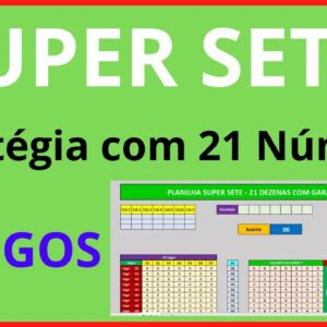 Planilha Super Sete – Jogue com 3 Números por Coluna