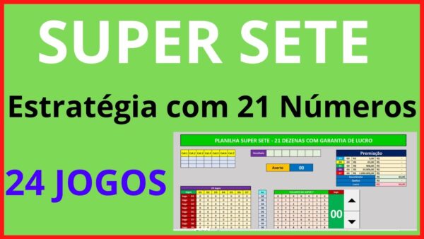 Super Sete com 21 Números