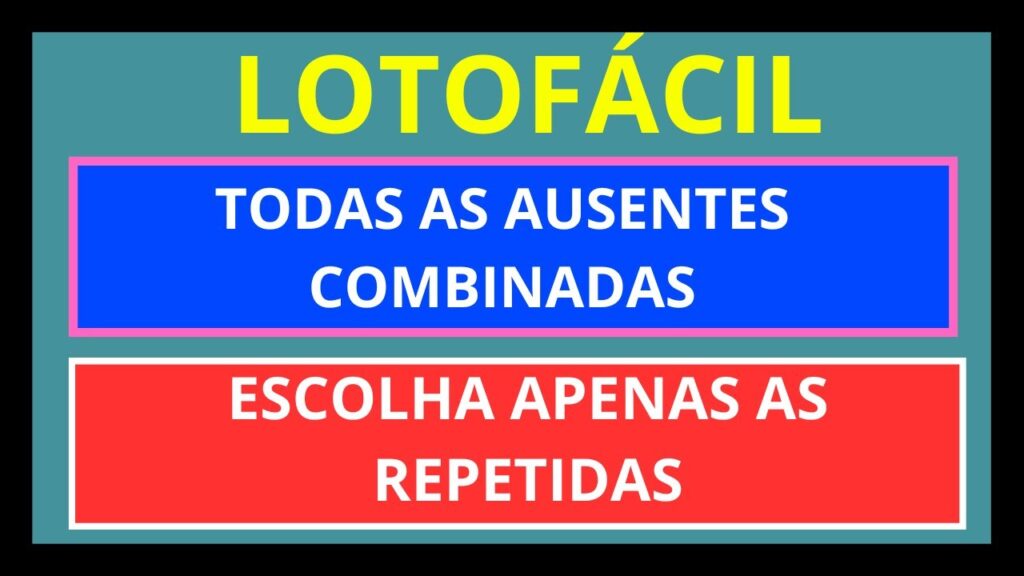 Planilha Lotofácil- Ausentes Combinadas