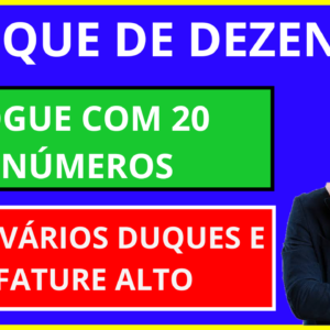 Planilha Jogo do Bicho – Duque de Dezenas com 20 Números