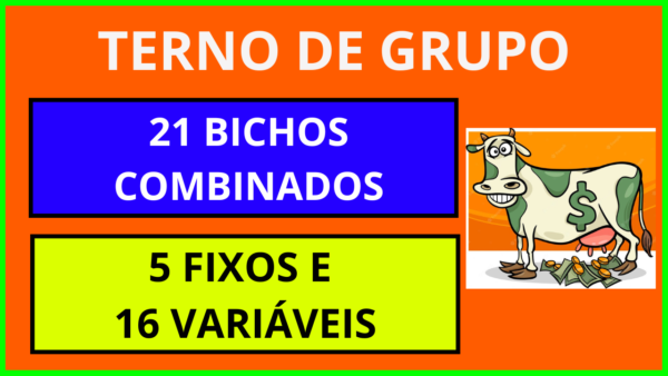 Terno de Grupo - 21 Bichos