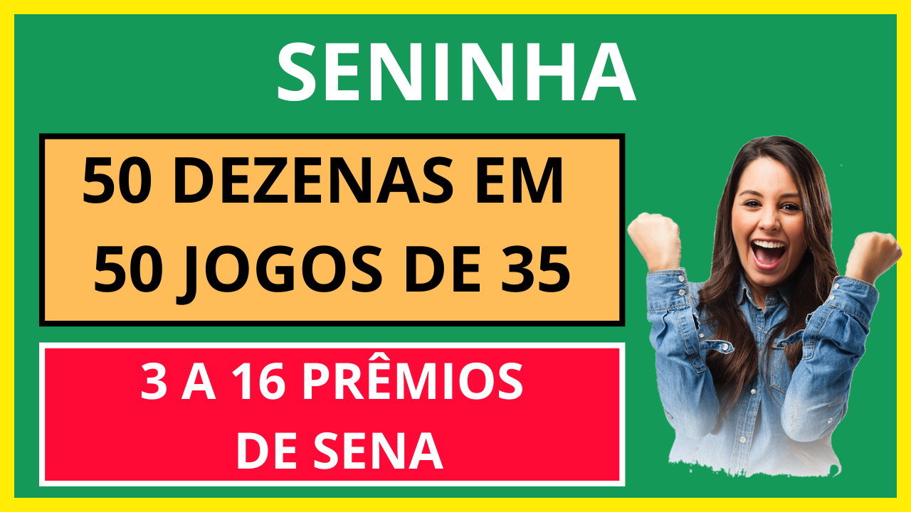 Planilha Seninha com 50 Dezenas