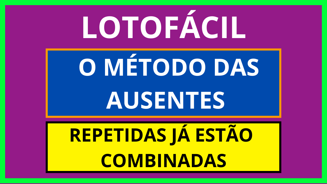 Dezenas ausentes da lotofácil