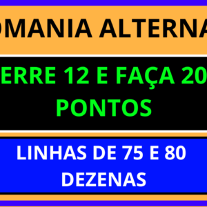 Lotomania Alternativa – Erre 12 em Jogos de 75