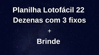 Planilha Lotofácil 15 pontos