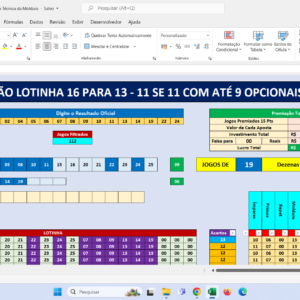 Planilha Lotinha – A Técnica da Moldura