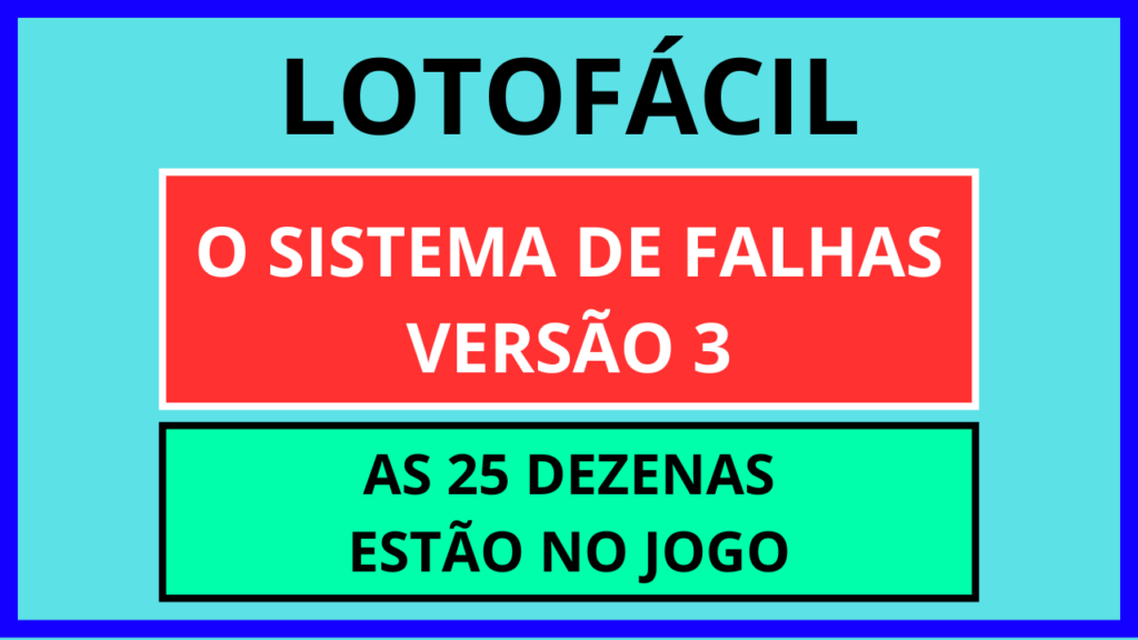 As dezenas fracas da lotofácil