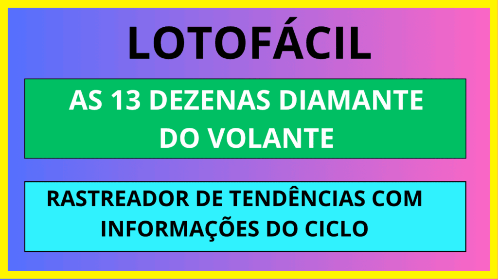 Planilha Diamante Lotofácil
