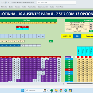 Planilha Lotinha – Todas as Ausentes Combinadas
